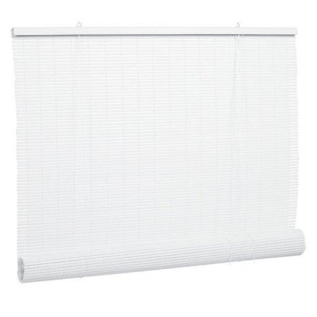 LEWIS HYMAN Lewis Hyman 249181 96 x 72 in. PVC Roll Up Blind With Fasteners ; White 249181